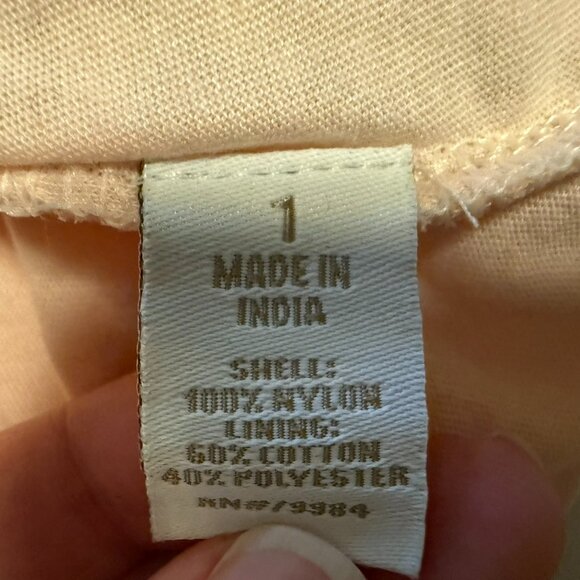 Chico's Peach Sequin Front Tank Top, Lined- Size 1 (Chico's Sizing) - Picture 7 of 7